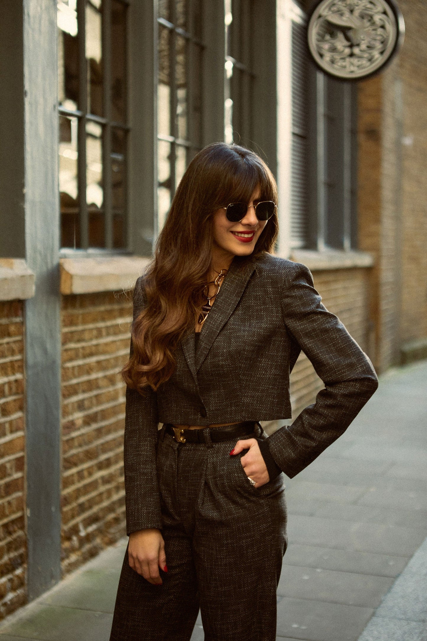 Cropped blazer