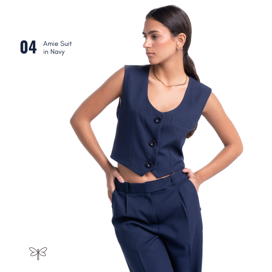 Amie Suit in Navy