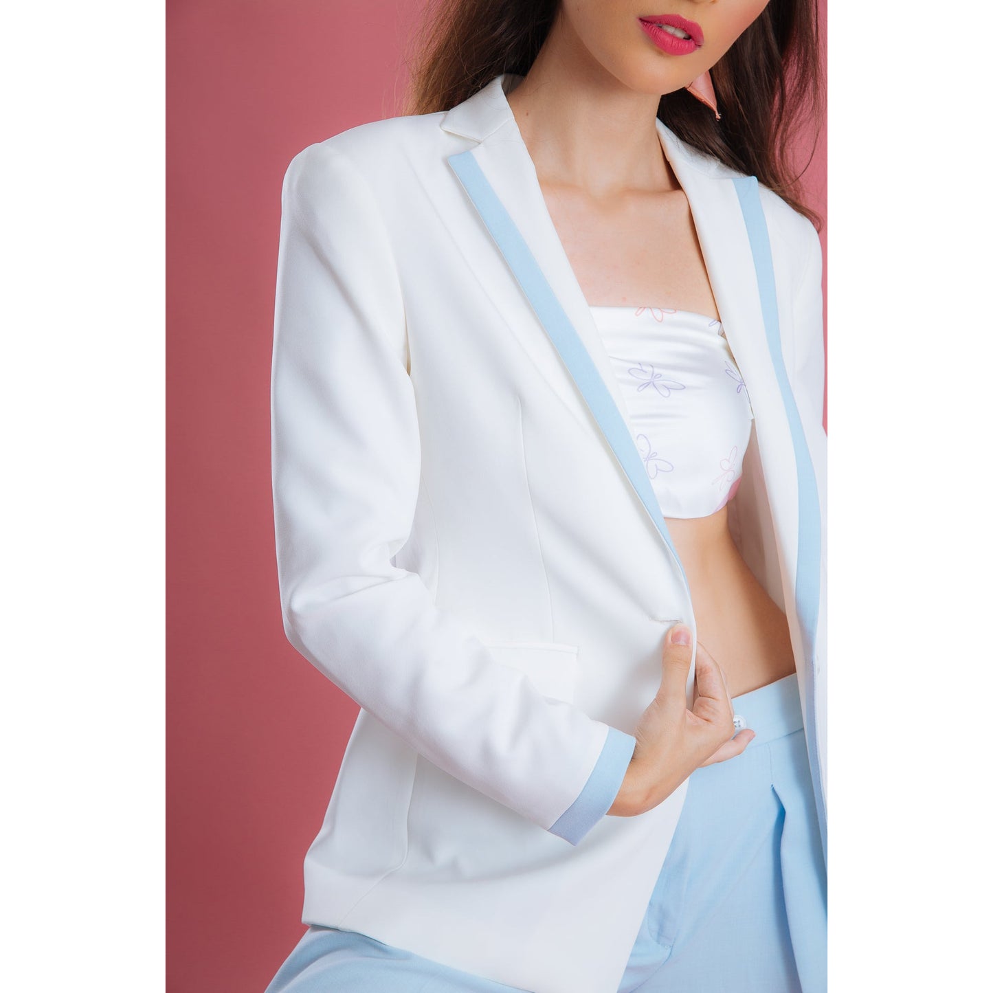 Hourglass Blazer - bleue