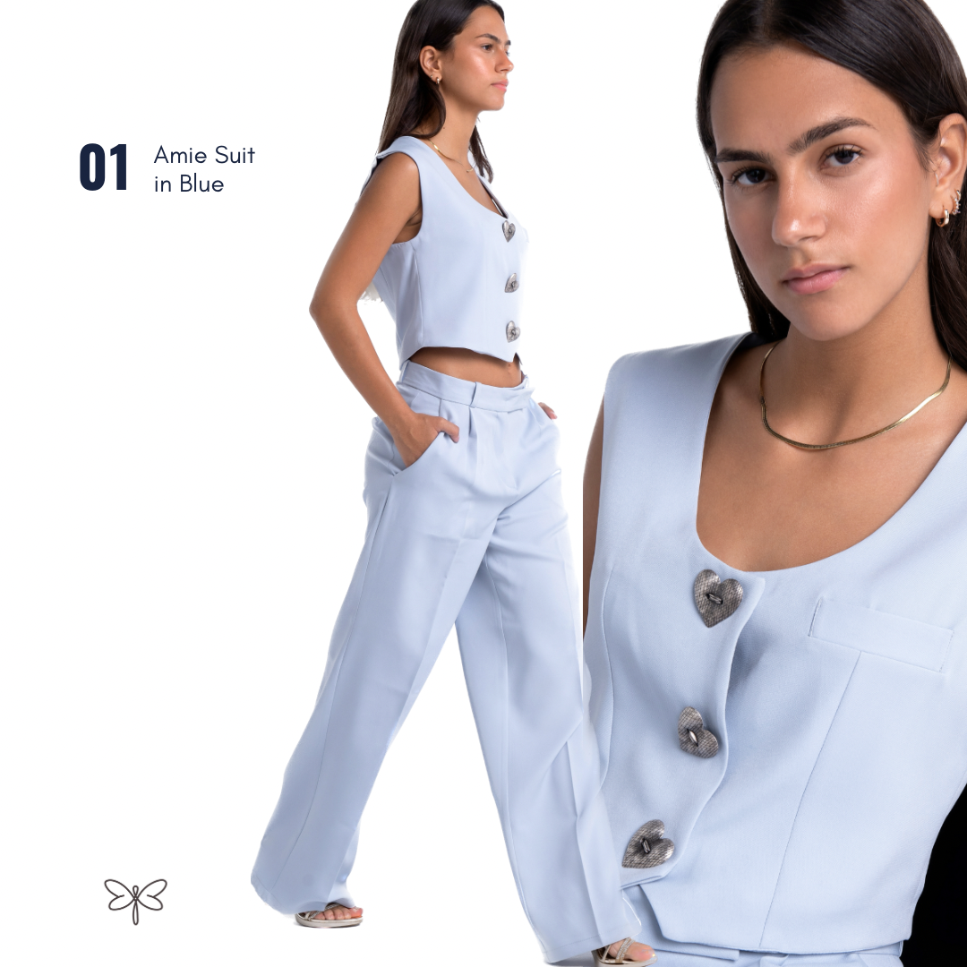 Amie Suit in Blue